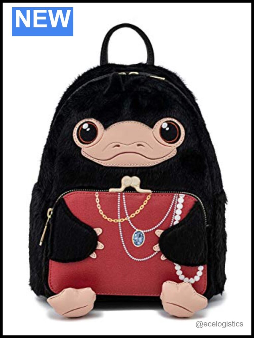 Fantastic Beasts Niffler Cosplay Satchel Purse Faux Leather Adjustable Straps